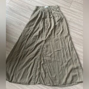 Pistola Button Front Maxi Skirt